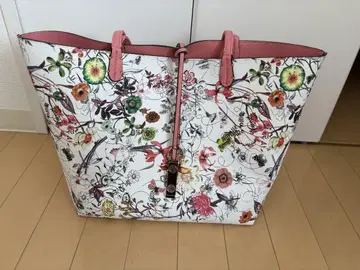 꽃무늬 대용량 토트백