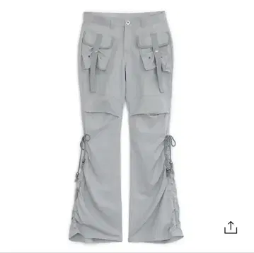 hug your skin 25ss Boots-cut cargo pants