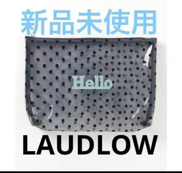 미사용 새상품 LUDLOW Dot 도트 메쉬 파우치 택 포함