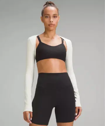 Lululemon Nulu 긴팔 요가 러그 화이트