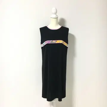 최근 새상품급 LEONARD 레오나르 꽃무늬 캉캉 스트레치 원피스