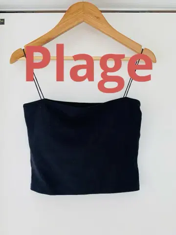 미사용 새상품 Plage Short Top 블랙
