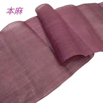 순수 린넨, 린넨, 기모노, 세탁, 옷감, 적자색, #191
