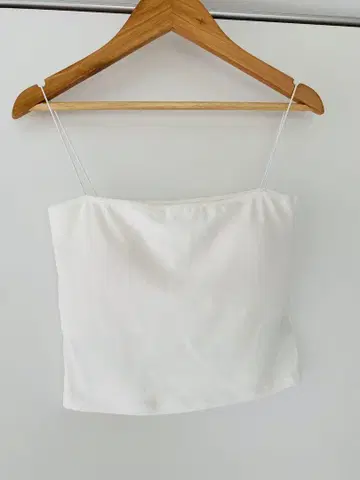 미사용 새상품 Plage Short Top 화이트