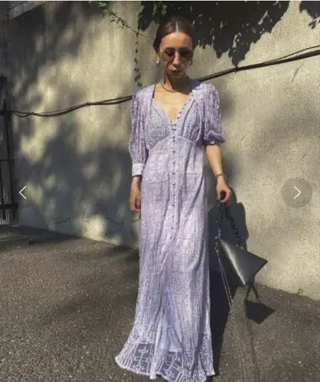 Ameri MEDI 팔라스 EMBROIDERY DRESS