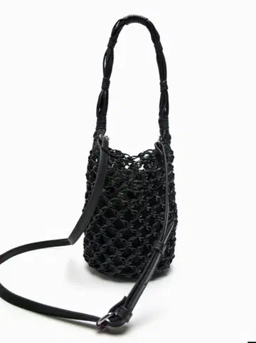 ZARA 자라 메쉬 백 2WAY 숄더백 블랙