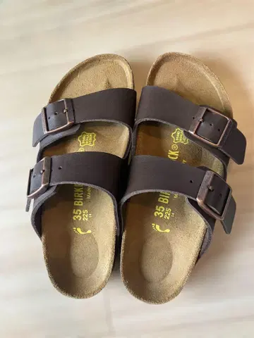BIRKENSTOCK 애리조나 사이즈 35 다크 브라운 미사용품