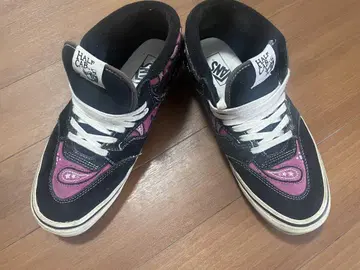 Vans HALF CAB 블랙/핑크