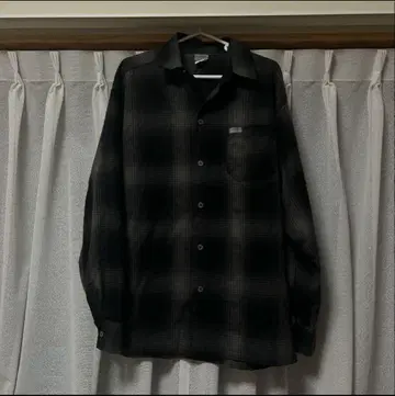 caltop 체크 셔츠