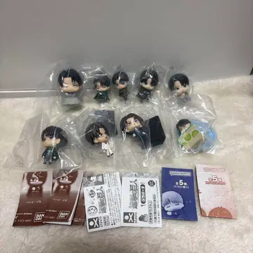 진격의 거인 가챠가챠 리바이 묶음 판매 네무라세타이