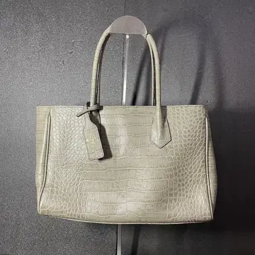 legujapan 그레이 크로커다일풍 토트백