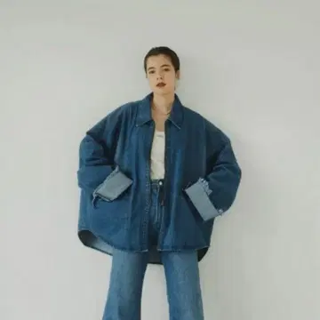 Knuth Marf 쿠누스 스머프 데님 오버 셔츠 자켓