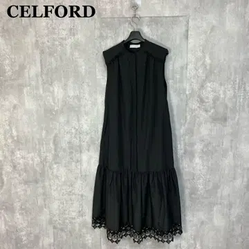 CELFORD 자수 레이스 원피스 36