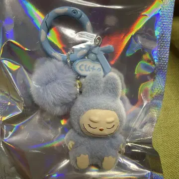 라부부 Labubu 키링 라이트 블루 인기