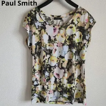 Paul Smith BLACK 폴스미스 부드러운 원단의 꽃무늬 티셔츠 M