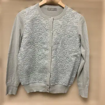 DAMA collection 자수 가디건 긴팔 라이트 블루 2