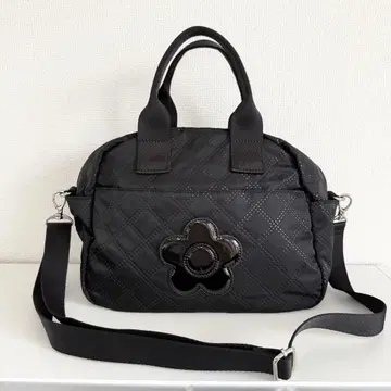 MARY QUANT 마리 콴트 핑 소닉 퀼트 데이지 2WAY 토트백