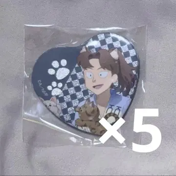 닌자 타마 란타로 난자 하트 캔뱃지 야마다 리키치