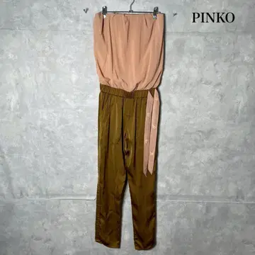 PINKO 핑코 오프숄더 바이컬러 올인원 N956