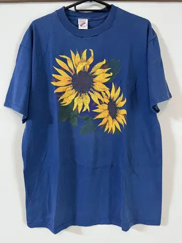 Jerzees sunflower 티셔츠 L 사이즈