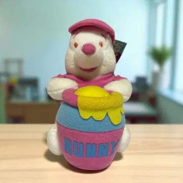 푸우 봉제 인형, 허니 포트 포함 약 20cm