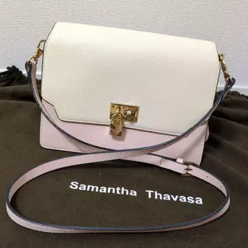 Samantha Thavasa 숄더백 화이트/핑크