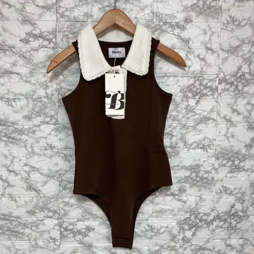 Bibiy. 정품 BUNNIE BODYSUIT 택 포함 브라운