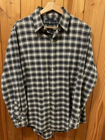 레어 좋은 색감 Ralph Lauren Custom Fit 체크 셔츠