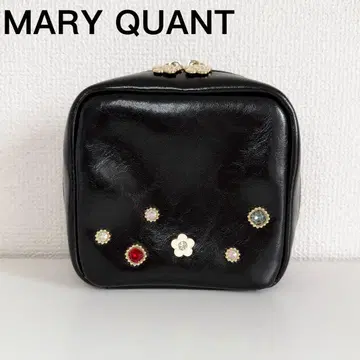 [거의 미사용품] MARY QUANT 마리 콴트 마리 콰 파우치 비쥬