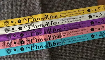 THE ALFEE 2025 봄 투어 은색 테이프 5개