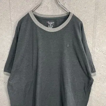 챔피온 자수 로고 링거 빅 사이즈 티셔츠 XL