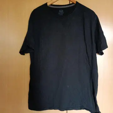 FRUIT OF THE LOOM SELECT 블랙 티셔츠 XL