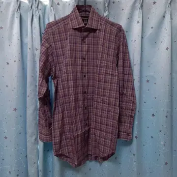 dunhill 체크 무늬 긴팔 셔츠 S