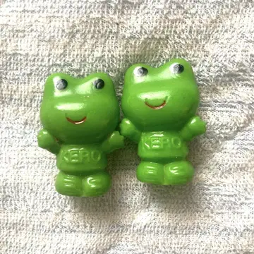 개구리 피규어 2개 세트