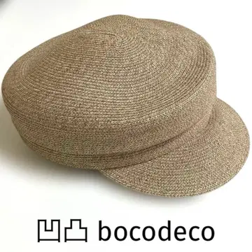 요철 bocodeco 보코데코 파나마 마린 캡 밀짚풍 헌팅 캡