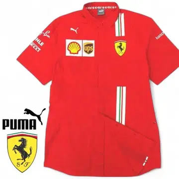 PUMA 페라리 정가 1.5만 페라리 반팔 팀 셔츠 M