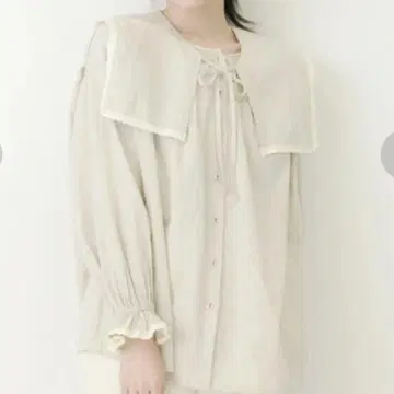 사만사 모스모스 유베시 x Samansa Mos2 탈부착 카라 블라우스