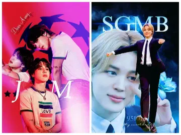 BTS JIMIN 지민 사진 스탠드 2개 세트