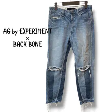 AG by EXPERIMENT x BACK BONE 2톤 컬러 데님