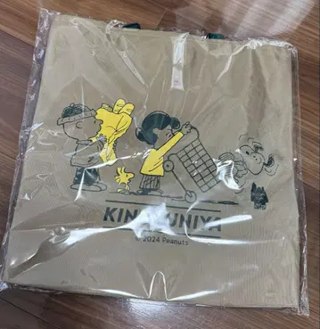 PEANUTS x 기노쿠니야 콜라보 에코로지 백 (베이지)