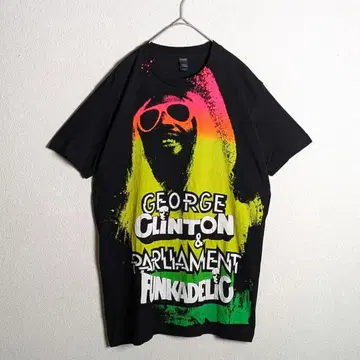 George Clinton 조지 클린턴 반팔 티셔츠 블랙 구제 의류