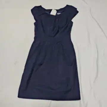 BABYLONE 네이비 슬리브리스 원피스 38