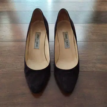 JIMMY CHOO 다크 퍼플 하이힐 펌프스