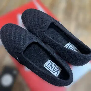 VANS 블랙 슬립온 스웨이드 느낌
