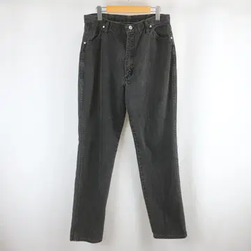 90년대 USA 제작 Wrangler 로고 페이드 블랙 데님 팬츠