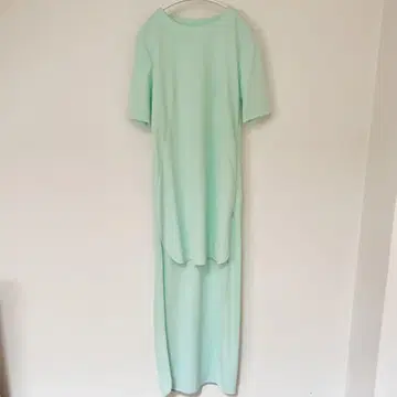 미사용 새상품 르쉘블루 비대칭 원피스 일본제 40