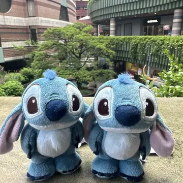 스탠드 스티치 봉제 인형 2개 세트