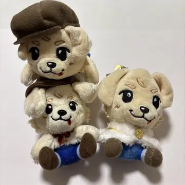 이와타 타카노리 록키 봉제 인형 키링 세트