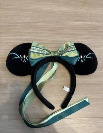 미키 귀 머리띠 리본 포함