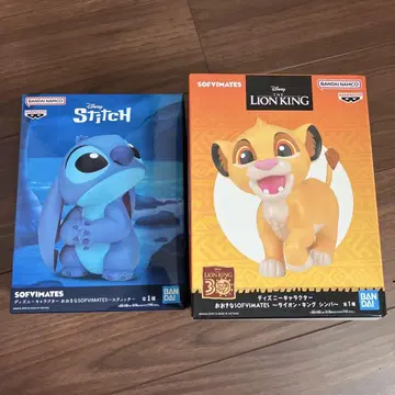 디즈니 Disney 라이온 킹 심바 스티치 피규어 세트